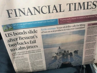 The Financial Times Friday 21 August 2026