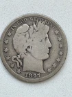 1897 S Barber Half Dollar Key Date See Pictures For your Own Grade