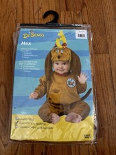 Dr. Seuss Max Dog Grinch Who Stole Christmas Costume Infant Baby 6-12 Mon NEW