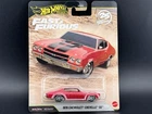 Hot Wheels 1970 Chevrolet Chevelle SS454 Red  Fast & Furious HNW46-956 P 1/64