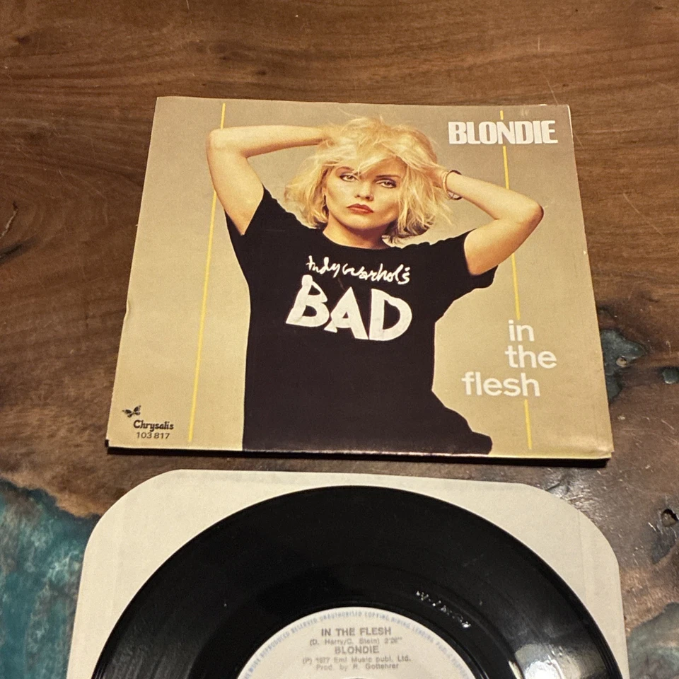 Blondie 1981 7" 45 Holland In The Flesh / One Way of Another Chrysalis 103 817 Foto 2 de 4