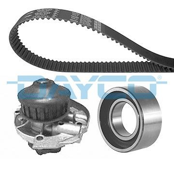Wasserpumpe Plus Zahnriemensatz Dayco KTBWP3040 FÜR Autobianchi Passend FÜR Fiat-image