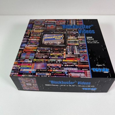 ''Blockbuster'' Videos 1000 Pieces Jigsaw Puzzle by Toynk 2022 * NEW! / SEALED