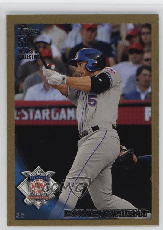 2010 Topps Update All-Star Gold 160/2010 David Wright #US-180 1er2