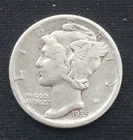1935 D   MERCURY DIME    VF   SILVER