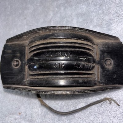 Vtg DO-RAY TRUCK TRAILER Amber & Black CLEARANCE MARKER LIGHT LAMP LENS 416 Unit
