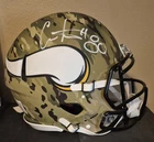 Chris Carter Signed Autographed Vikings Full Size Authentic Camo Helmet Beckett