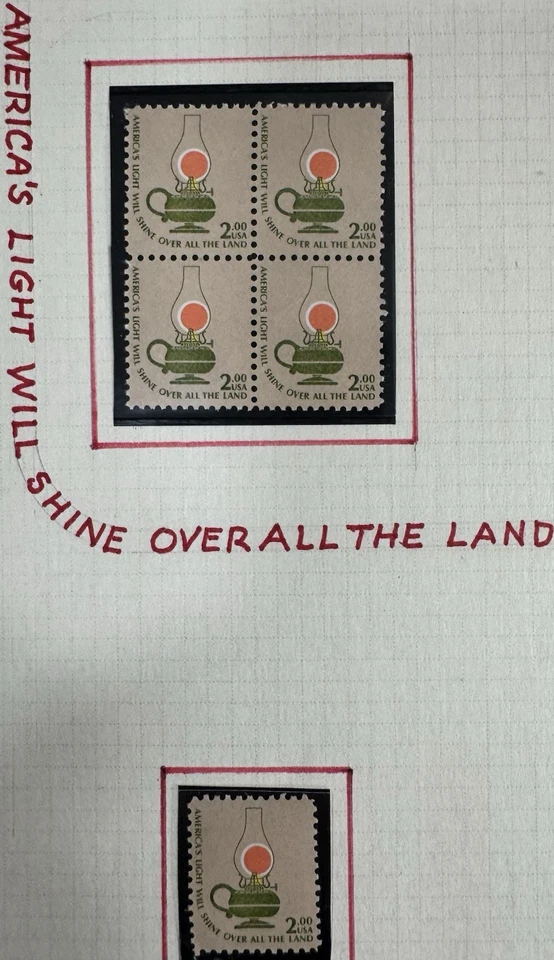 US Postage Stamps $300+High Values Under Face:Panes,Plate Blocks,all differents - Image 2 of 4