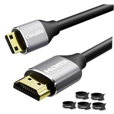 HDMI to Mini HDMI Cable 12 FT, High Speed HDMI to Mini HDMI Cable, Bi 12FT