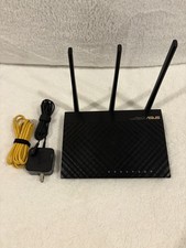 ASUS RT-AC66U B1 AC1750 Dual-Band Gigabit WiFi Router Bundle with Power Adapter