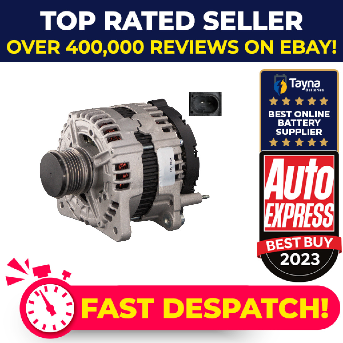 Alternator fits VW TRANSPORTER Mk5 3.2 03 to 09 022903028B 03G903023 03G903023X