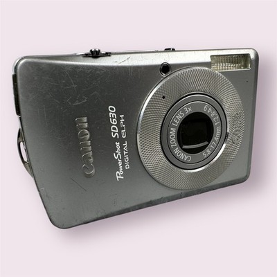 Canon PowerShot SD630 Digital Elph 6MP Digital Camera Batteries Charger SD Card