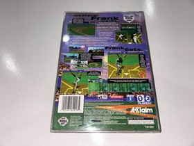 Frank Thomas Big Hurt Baseball (Sega Saturn) 100% Complete w Collector Card MINT