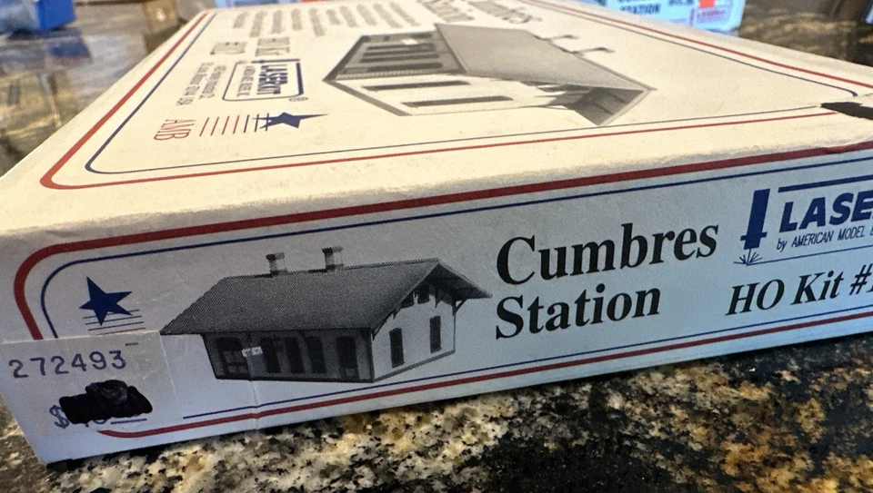 American Model Builders LaserKit HO Scale Kit #112 Cumbres Station HOn3 1:87 NIB - Image 2 of 4