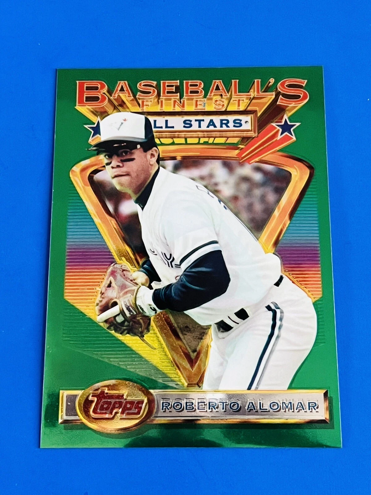 1993 Baseball’s Finest Roberto Alomar Blue Jays All Stars 4x6” Jumbo Card #88