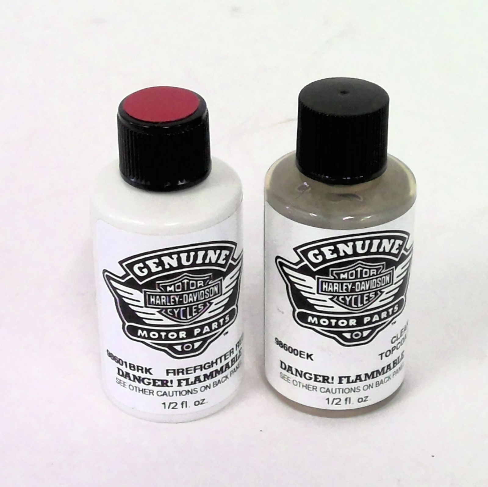 NEW Genuine Harley Touch Up Paint Firefighter Red & Clear 98601BRK eBay