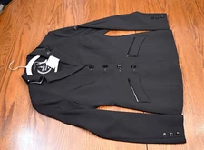 Lotus Romeo, Custom New, tech coat show jacket black 38 (~USA 4) patent