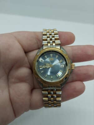 Vintage men's watch ''Orient Titanium'' with automatic winding in a titanium case.