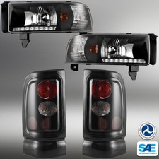 For 1994-2001 Dodge Ram 1500 2500 3500 Pickup Headlights Signal Led Tail Lights