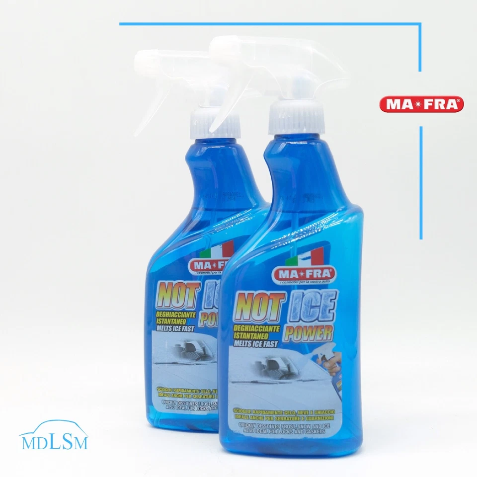 MA-FRA MAFRA DEGHIACCIANTE ISTANTANEO VETRI E CRISTALLI AUTO NOT ICE POWER "H0786" X2