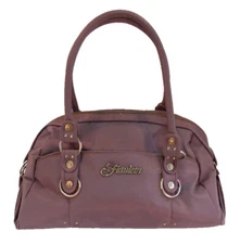 Fraulein Emma Metallic Aubergine Purse