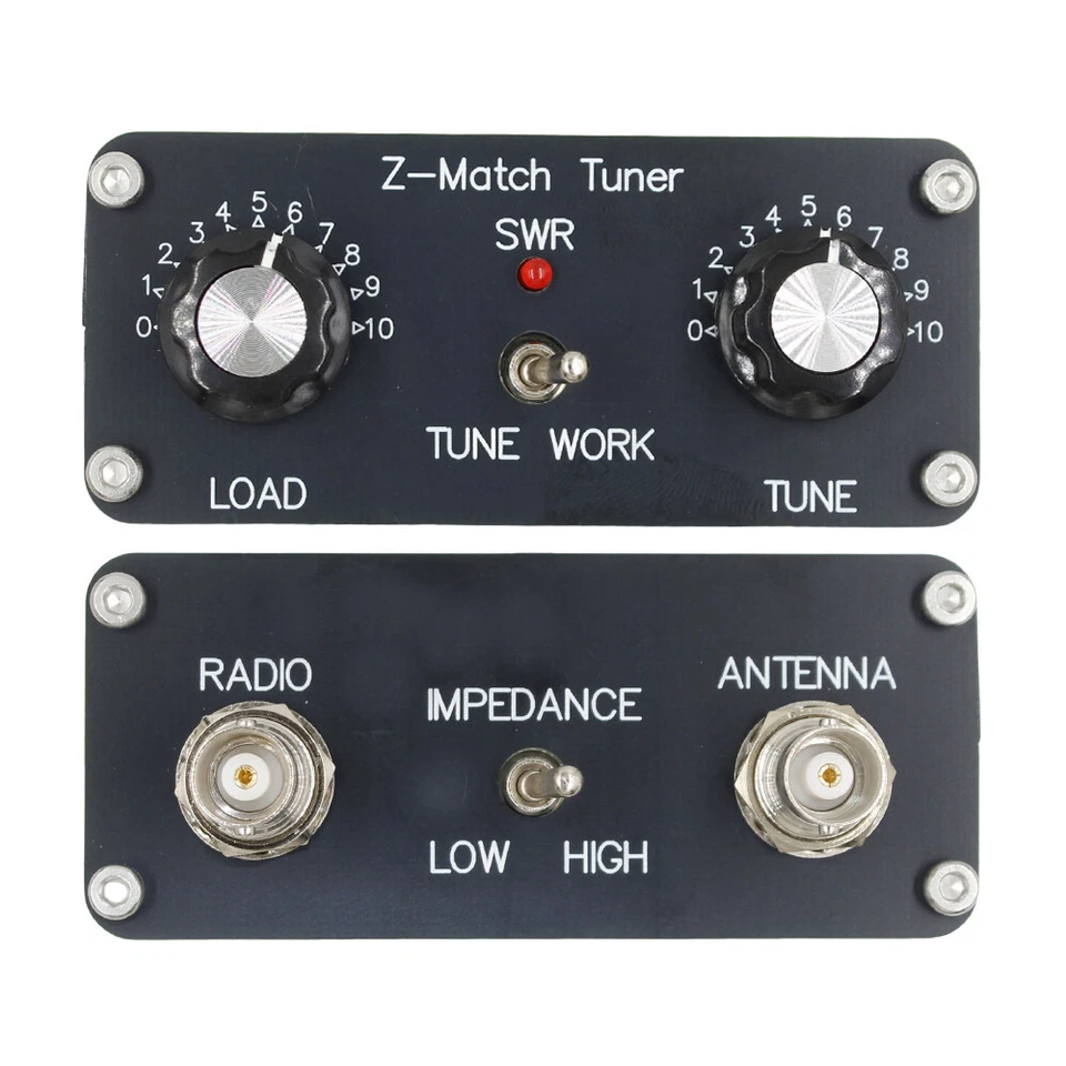 5W QRP Z-match Manual Antenna Tuner 3-28 MHz BNC Interface Adapter - Image 3 of 4
