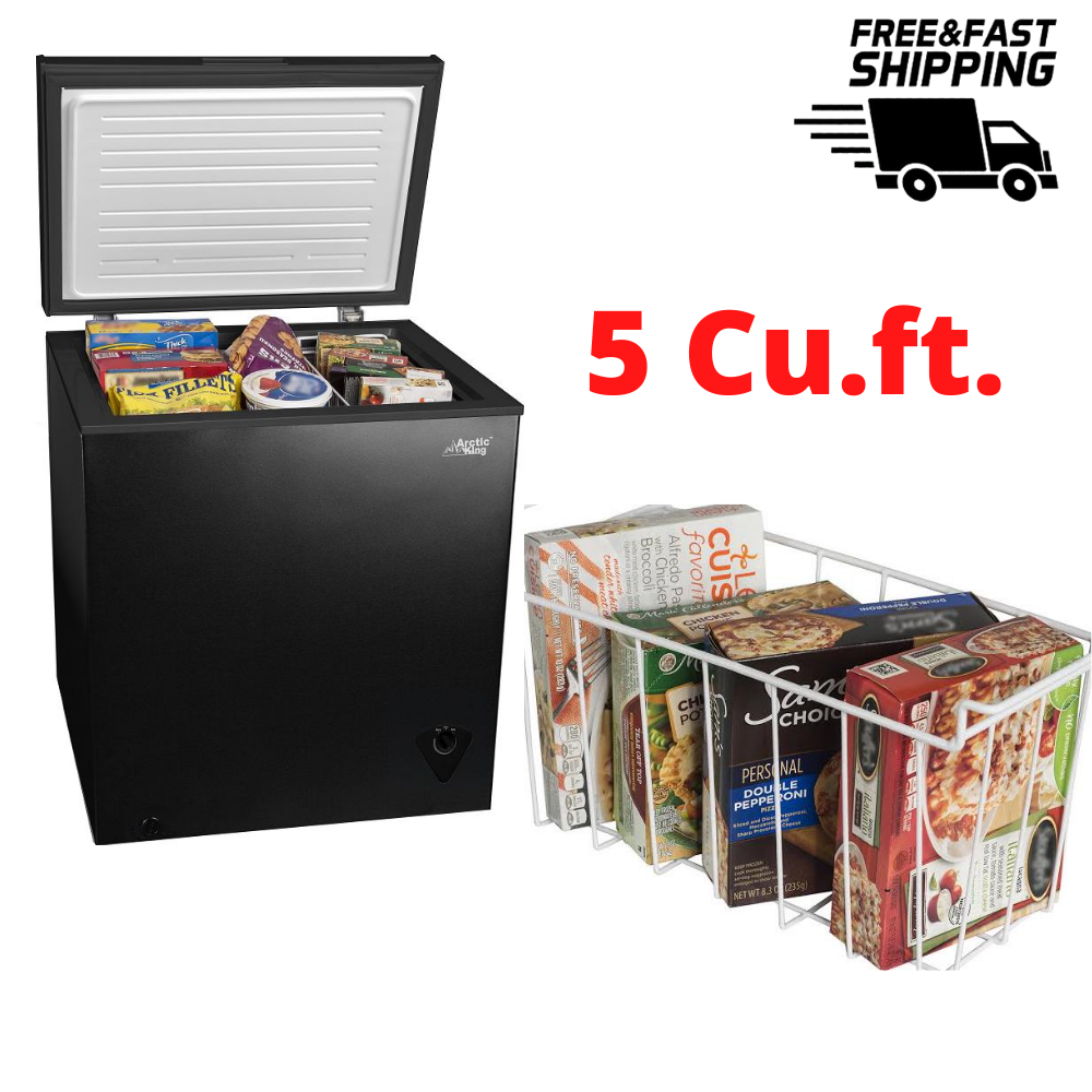 upright chest freezer 5 cu ft