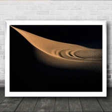 Whirlpool Abstract Desert Iran Nature Color Shadow Light Wall Art Print