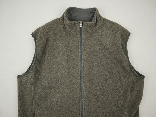 REI Fleece Vest Men XL Gray Full Zip Sleeveless Jacket Pockets Adult Gorpcore - Picture 2 of 7