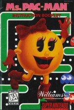 Ms. Pac-Man Manual Only, SNES 