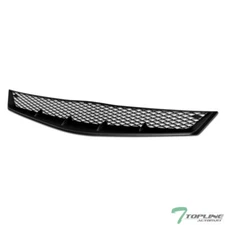 Topline For 2006-2008 Honda Civic 2 Door Mesh Front Bumper Grille - Matte Black
