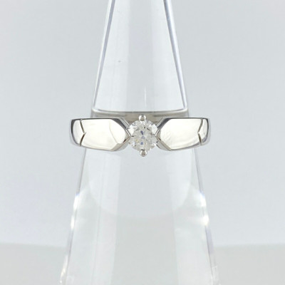Chaumet Ring Plume 1P Diamant Platin PT950