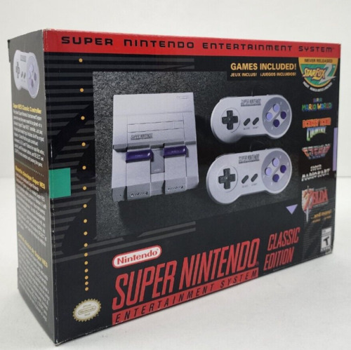 Super Nintendo Entertainment System SNES Classic Mini - NTSC Edition Retro  System 