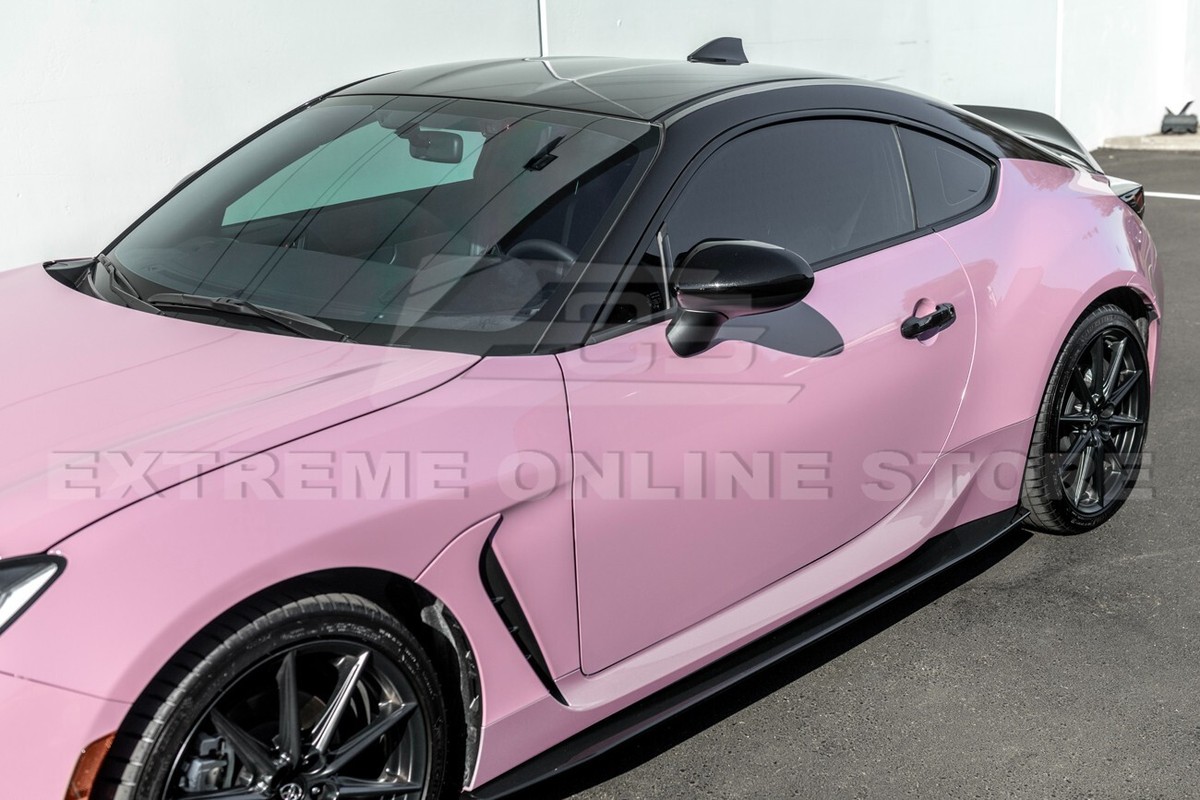 For 22-Up GR86 BRZ Artisan Spirit Style Painted Glossy Black Side