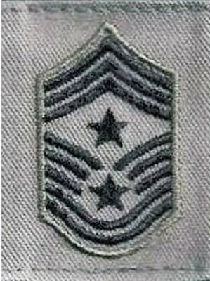 Air Force Command Chief Master Sergeant Rank ABU Loop Epaulet Patches - Pair