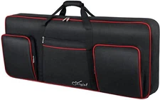 61-Key Electric Keyboard Case Gig Bag Waterproof High Quality Padded Black 