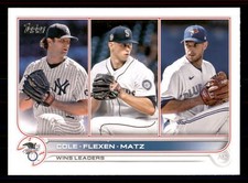2022 Topps Cole/Flexen/Matz #270 Yankees/Mariners/Blue Jays