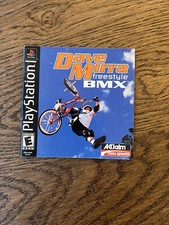 Dave Mirra Freestyle BMX PlayStation 1, Black Label Manual Only