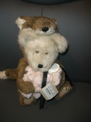 Boyds Bears Huff P Wolf 3 Mini Pigs Bacon Porkchop an Hamlette Beary Tales (P68)