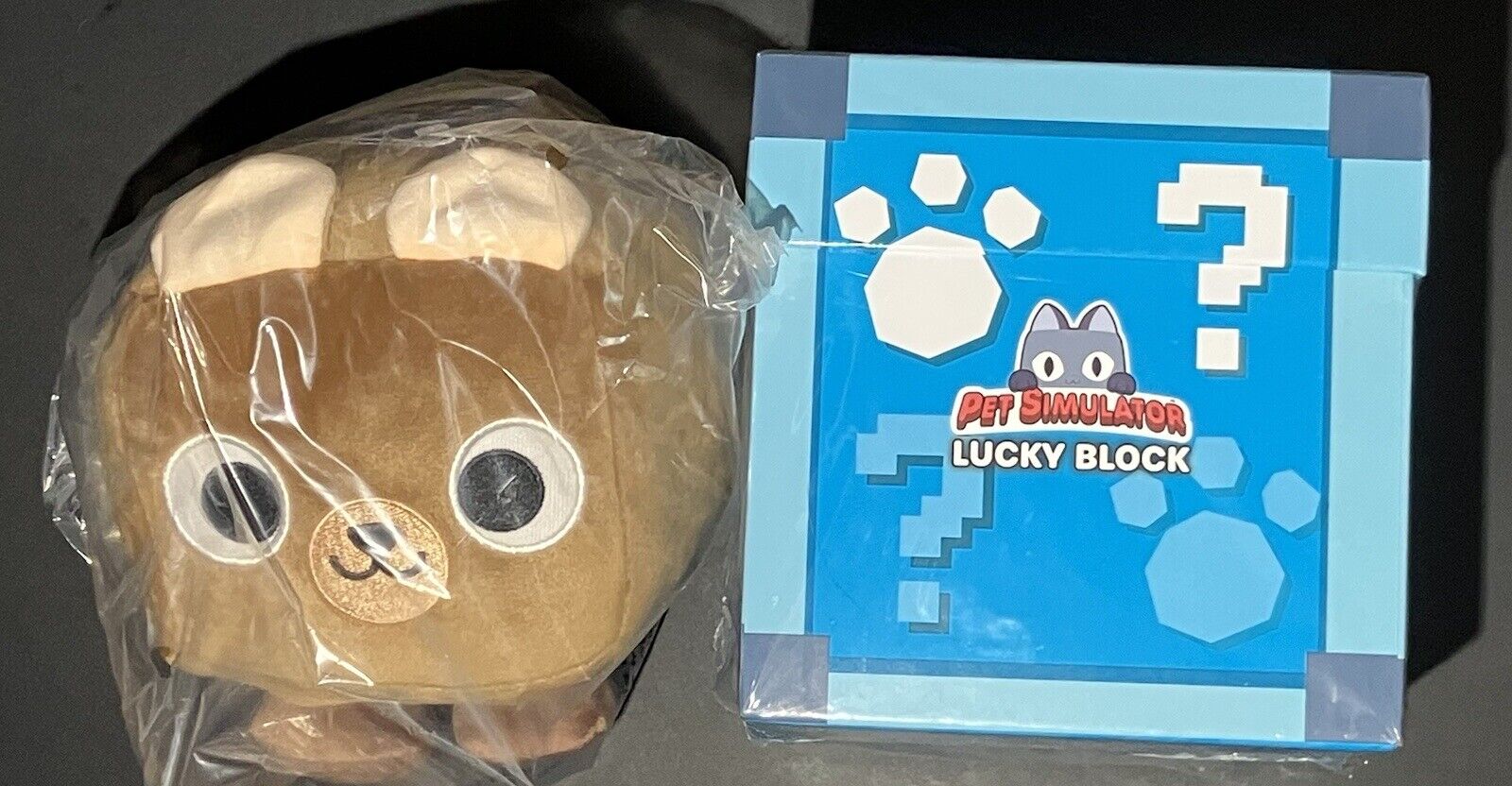 Big Games Roblox Pet Simulator x HUGE BEAR Lucky Block Plushies