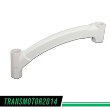 Nowa krótka poręcz pasuje do basenu naziemnego krok biały