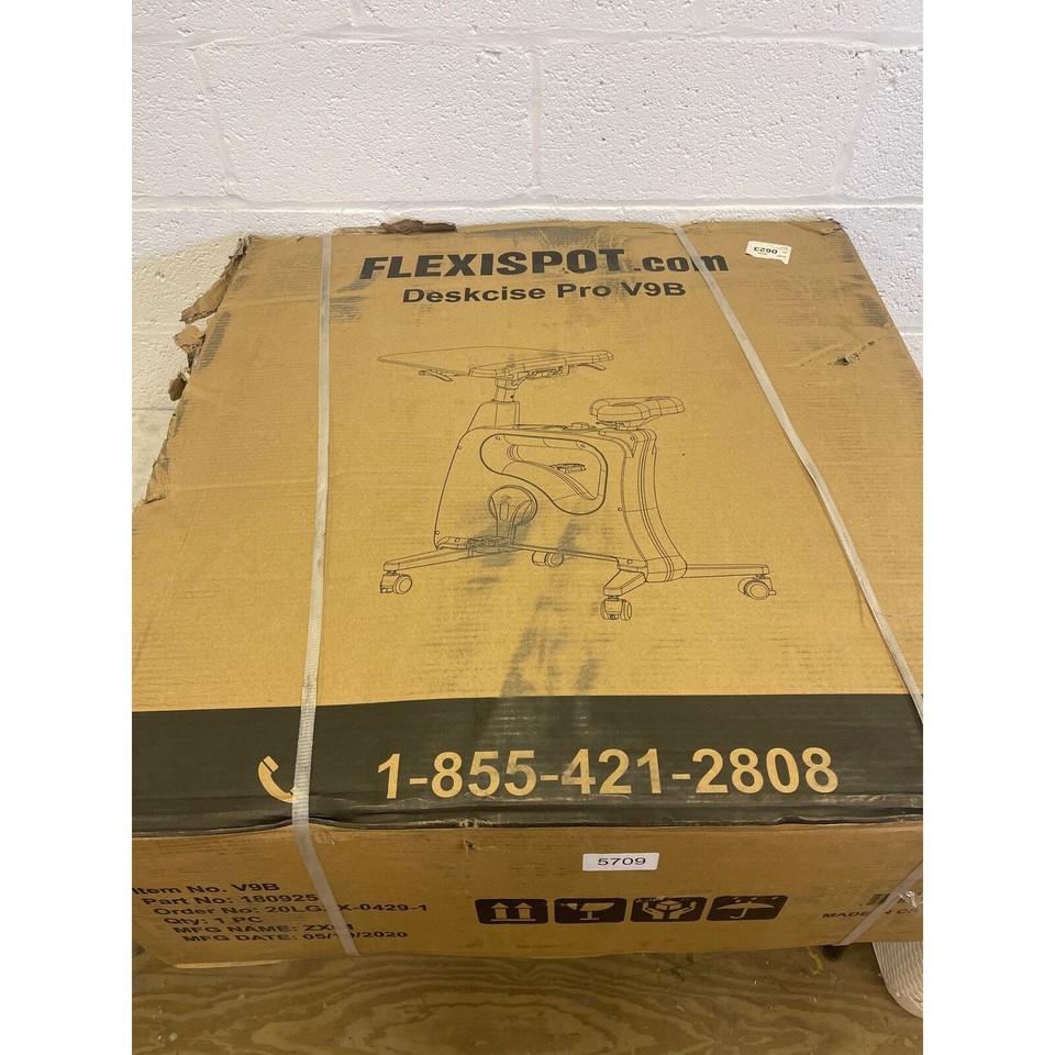 FLEXISPOT Exercise Bike, Stationary for Home Desk w Desktop, V9B