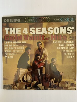 THE  4 SEASONS-LP- GOLD VAULT  OF HITS, PHS-600-196, Excellent Vinyl & Cover