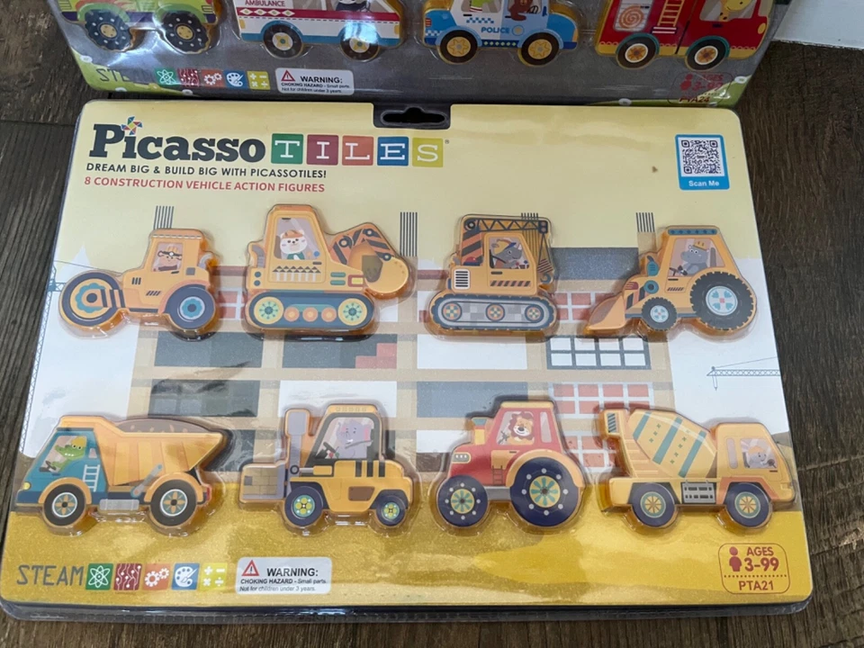 PicassoTiles 16 piezas imán bloques de azulejos de construcción metro ciudad y conjunto de construcción Foto 2 de 4