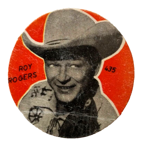 1964 Roy Rogers King of Cowboys TV Show Card Mickey Club Argentina Rare Vintage  - Afbeelding 1 van 4