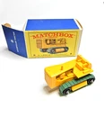 Vintage 1955 MATCHBOX LESNEY No. 8 Caterpillar Tractor YELLOW MIB