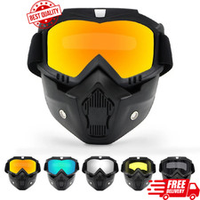 Dustproof Motocross Glasses Adjustable Motorcycle Goggles Breathable Full Face