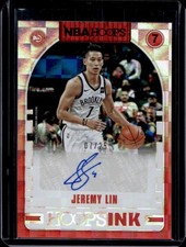 2018-19 Panini Hoops Jeremy Lin Ink Red Auto Autograph #/25 Hawks
