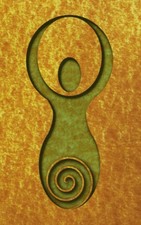 Spiral Goddess Notebook or Journal  5"x8" 