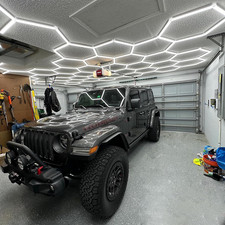 Updated Hexagon Garage Light 79200lm Super Bright Hexagon Garage Led Light Updated Hexagon Garage Light 79200lm Super Bright Hexagon Garage Led Light